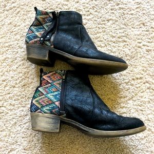 Boho Tapestry booties!